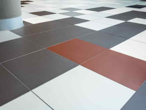 This is a photo of commercial floor tiling installed by Cardiff Tiling